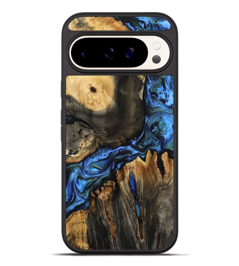 Pixel 9 Pro XL Wood Phone Case - Leif (Blue, 801807)