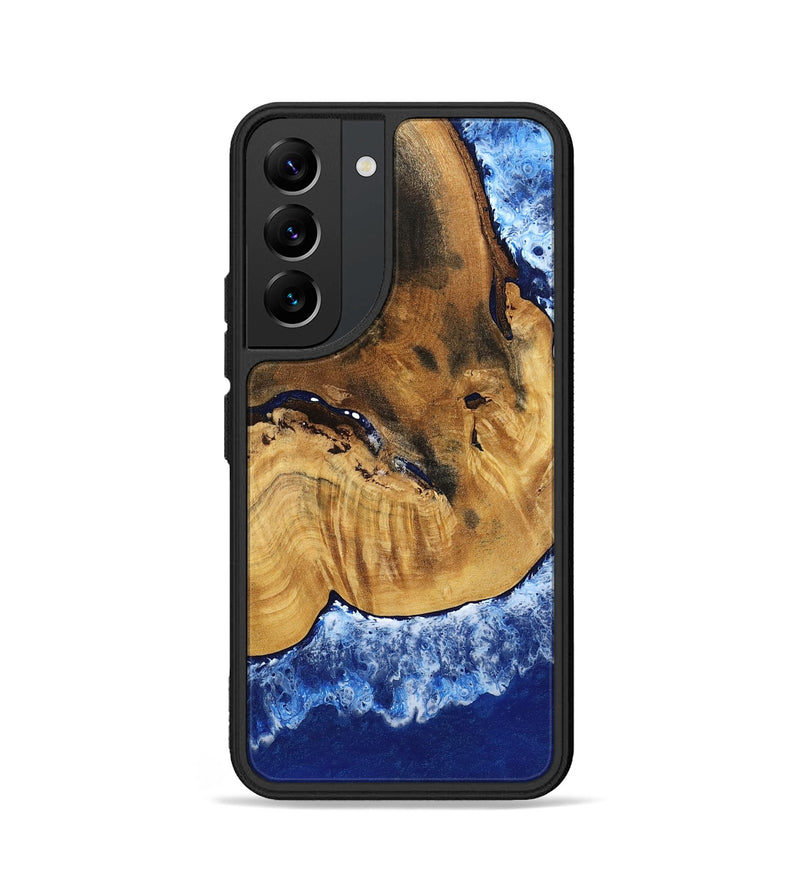 Galaxy S22 Wood Phone Case - Navy (Coastal, 801810)