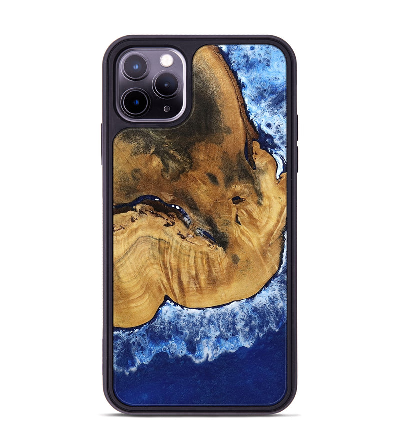 iPhone 11 Pro Max Wood Phone Case - Navy (Coastal, 801810)
