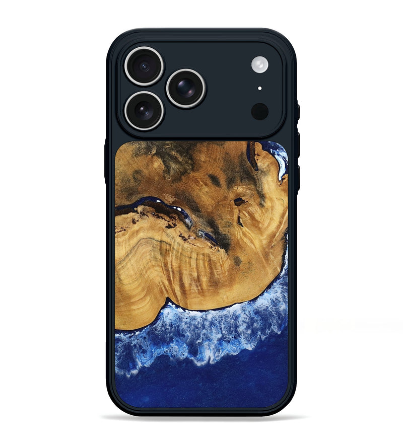 iPhone 17 Pro Max Wood Phone Case - Navy (Coastal, 801810)