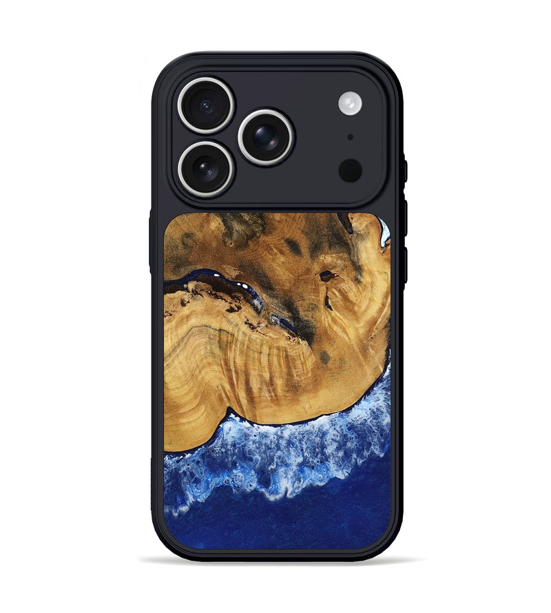 iPhone 17 Pro Wood Phone Case - Navy (Coastal, 801810)