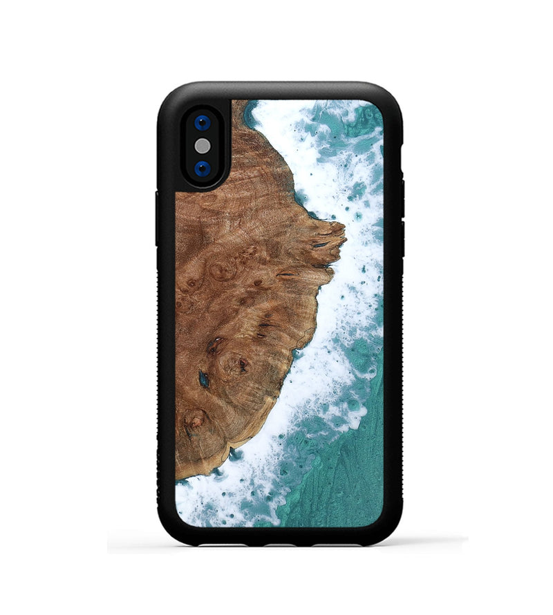 iPhone Xs Wood Phone Case - Elwood (Coastal, 801814)
