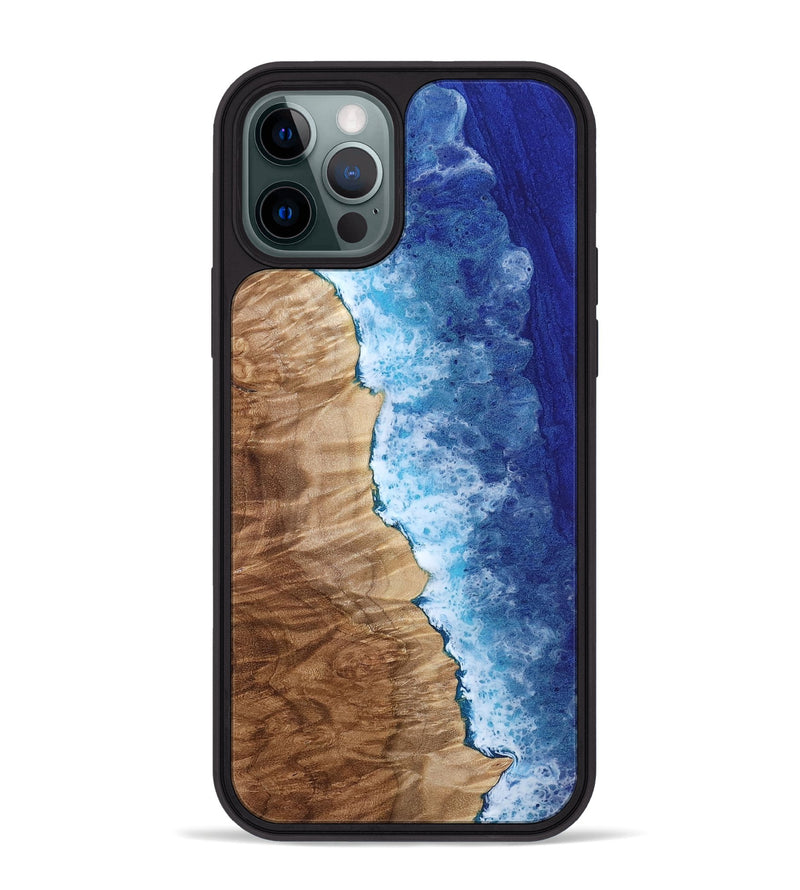 iPhone 12 Pro Max Wood Phone Case - Yetta (Coastal, 801818)