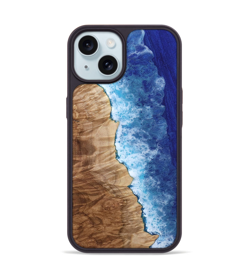 iPhone 15 Wood Phone Case - Yetta (Coastal, 801818)
