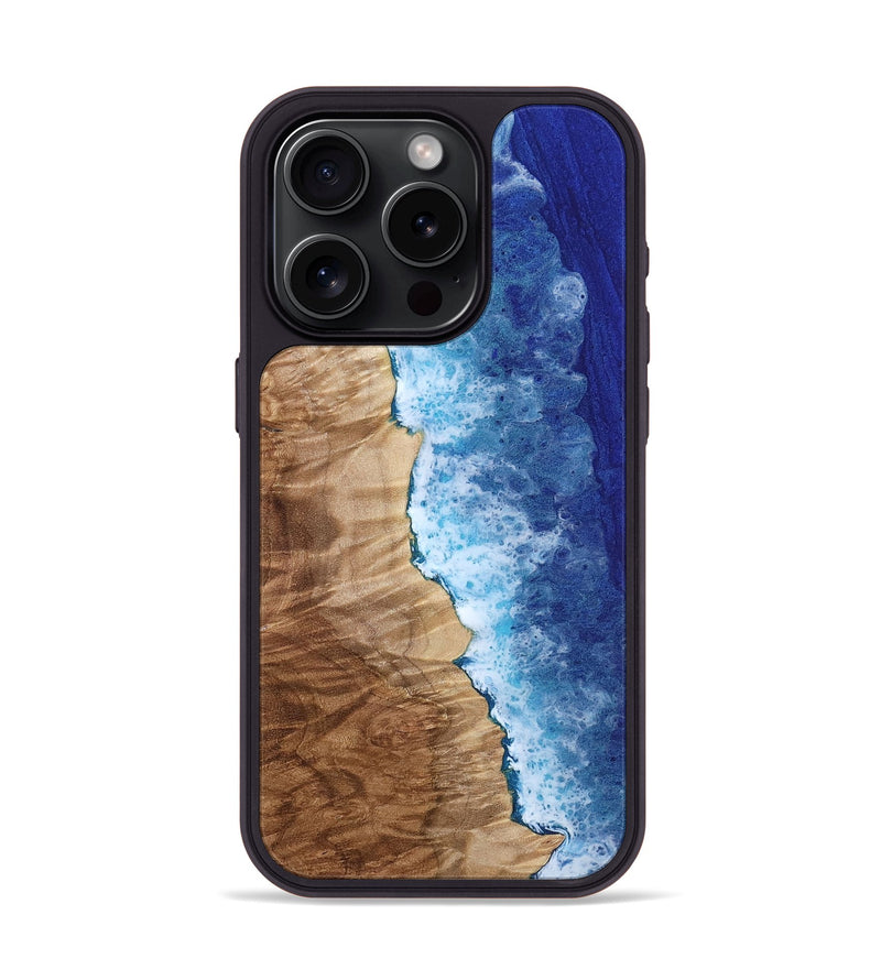 iPhone 15 Pro Wood Phone Case - Yetta (Coastal, 801818)