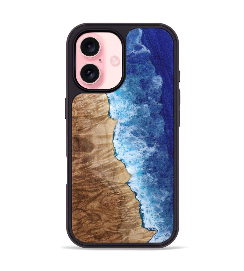 iPhone 16 Wood Phone Case - Yetta (Coastal, 801818)