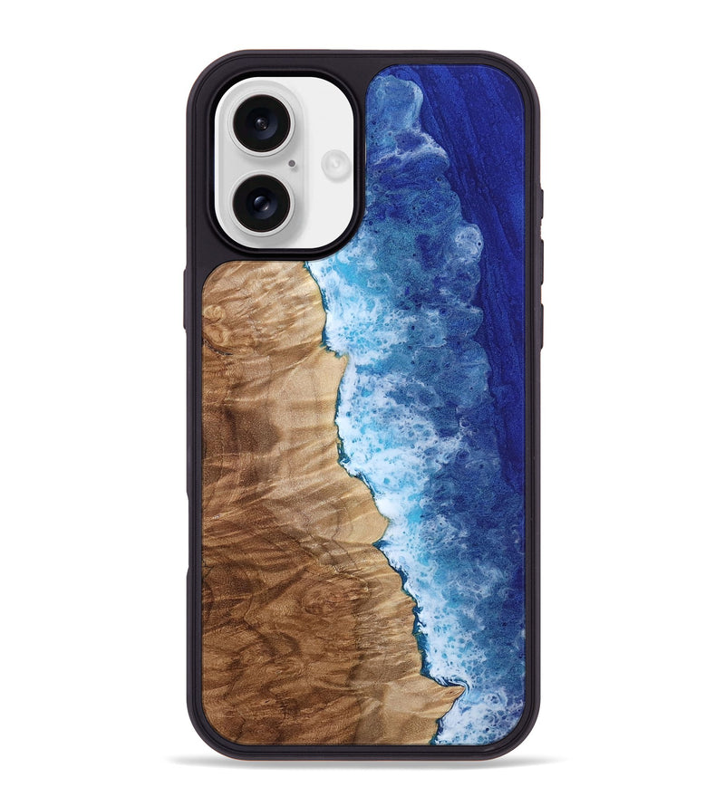 iPhone 16 Plus Wood Phone Case - Yetta (Coastal, 801818)
