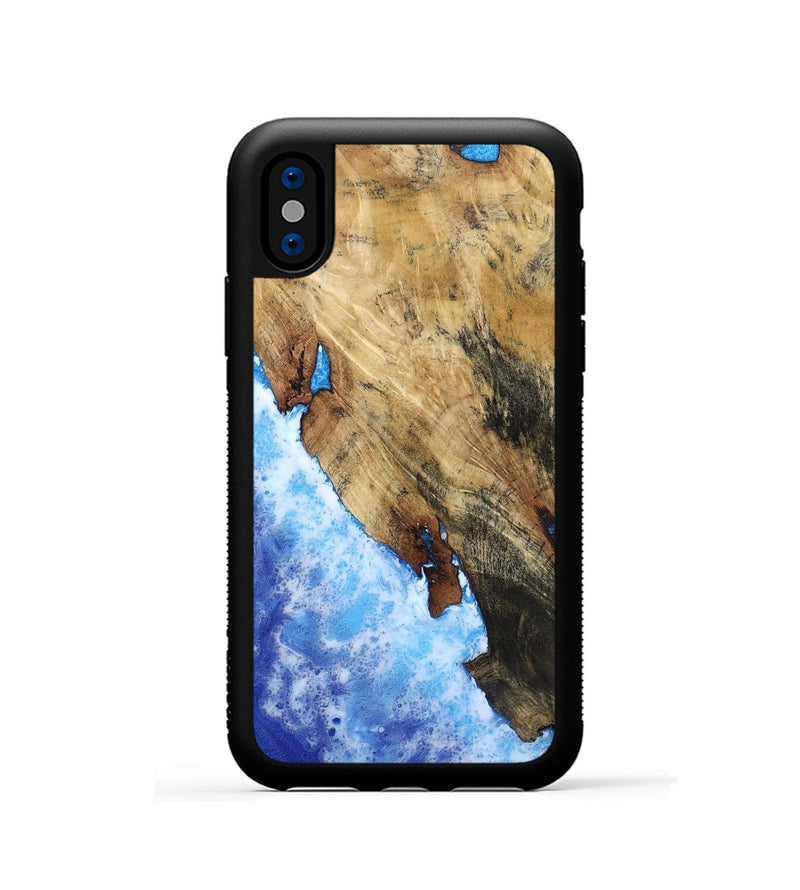 iPhone Xs Wood Phone Case - Aliza (Coastal, 801820)