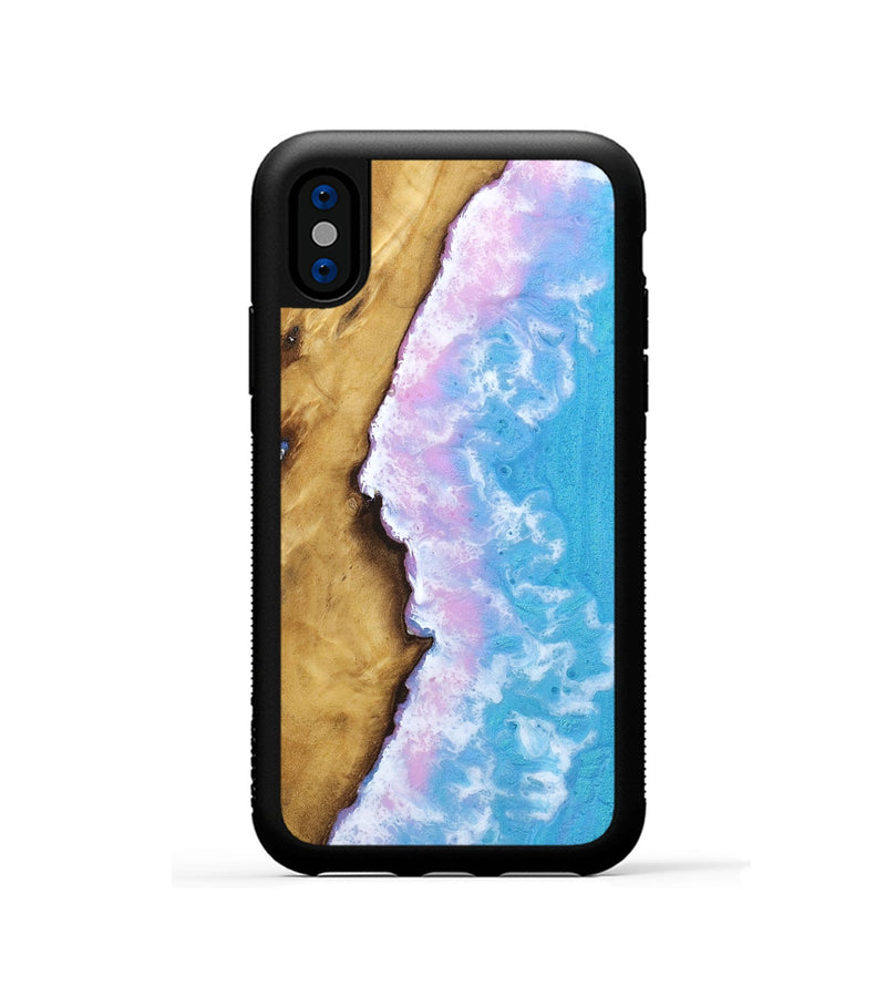 iPhone Xs Wood Phone Case - Quinn (Coastal, 801824)