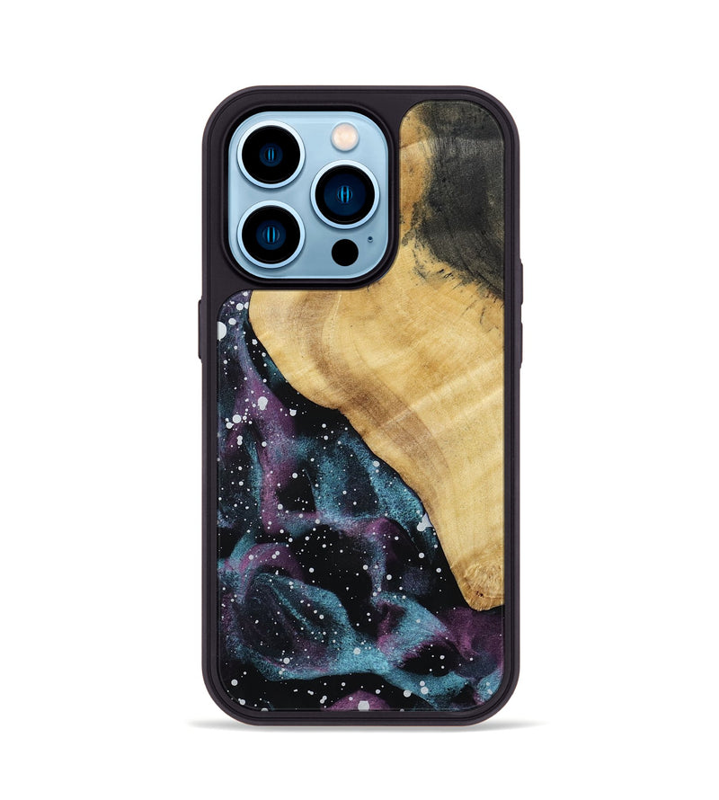 iPhone 14 Pro Wood Phone Case - Emeline (Cosmos, 801832)
