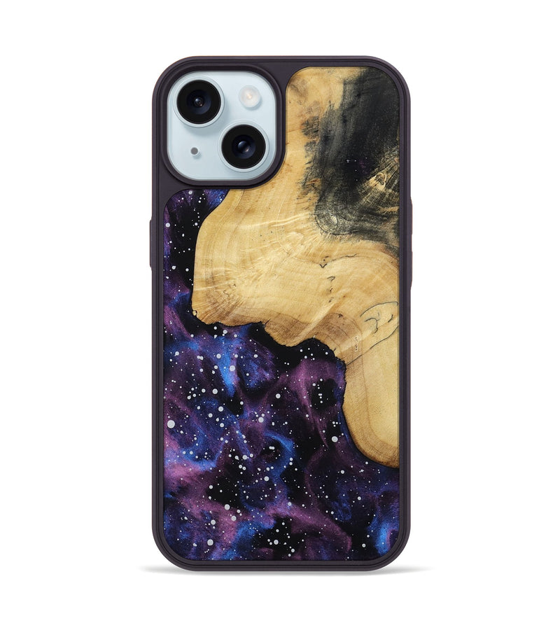 iPhone 15 Wood Phone Case - Javon (Cosmos, 801834)