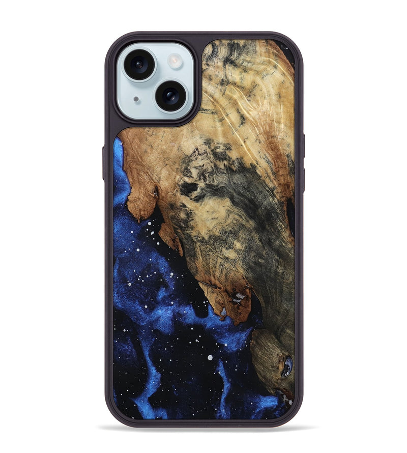 iPhone 15 Plus Wood Phone Case - Berry (Cosmos, 801835)