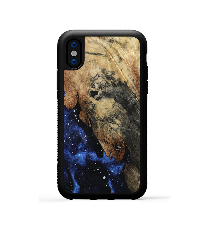 iPhone Xs Wood Phone Case - Berry (Cosmos, 801835)
