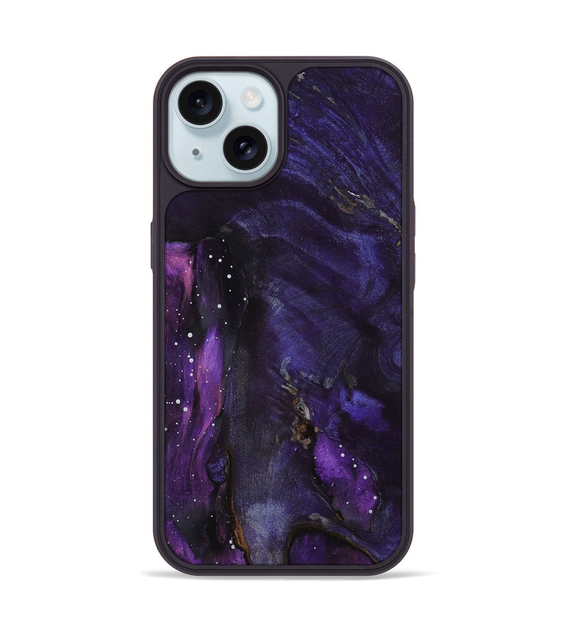 iPhone 15 Wood Phone Case - Dalia (Cosmos, 801840)
