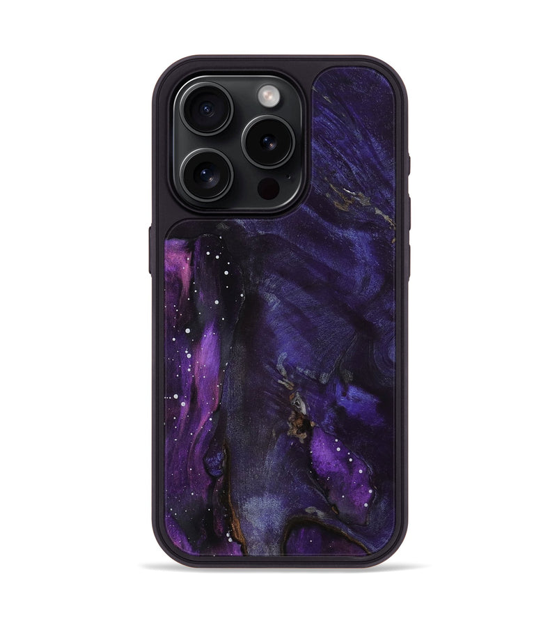 iPhone 15 Pro Wood Phone Case - Dalia (Cosmos, 801840)