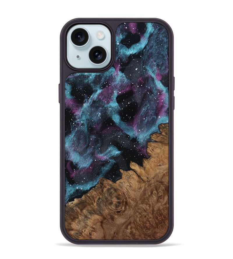 iPhone 15 Plus Wood Phone Case - Yulissa (Cosmos, 801841)