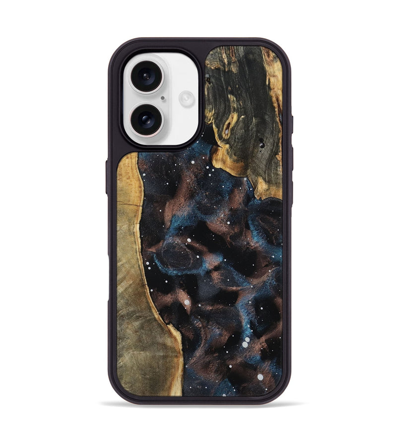 iPhone 17 Wood Phone Case - Pansy (Cosmos, 801848)