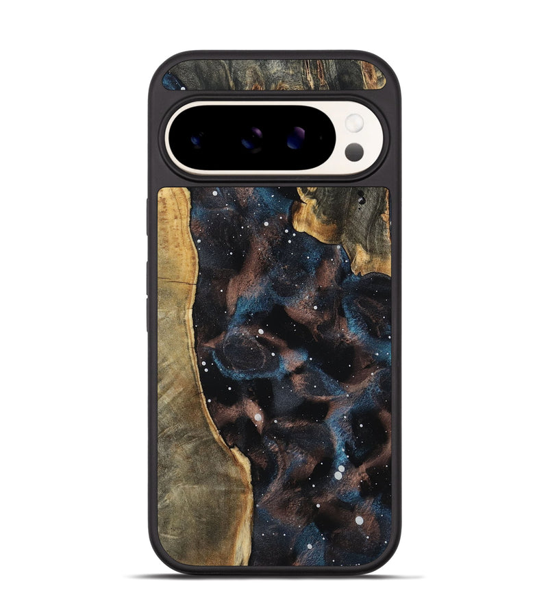 Pixel 9 Wood Phone Case - Pansy (Cosmos, 801848)