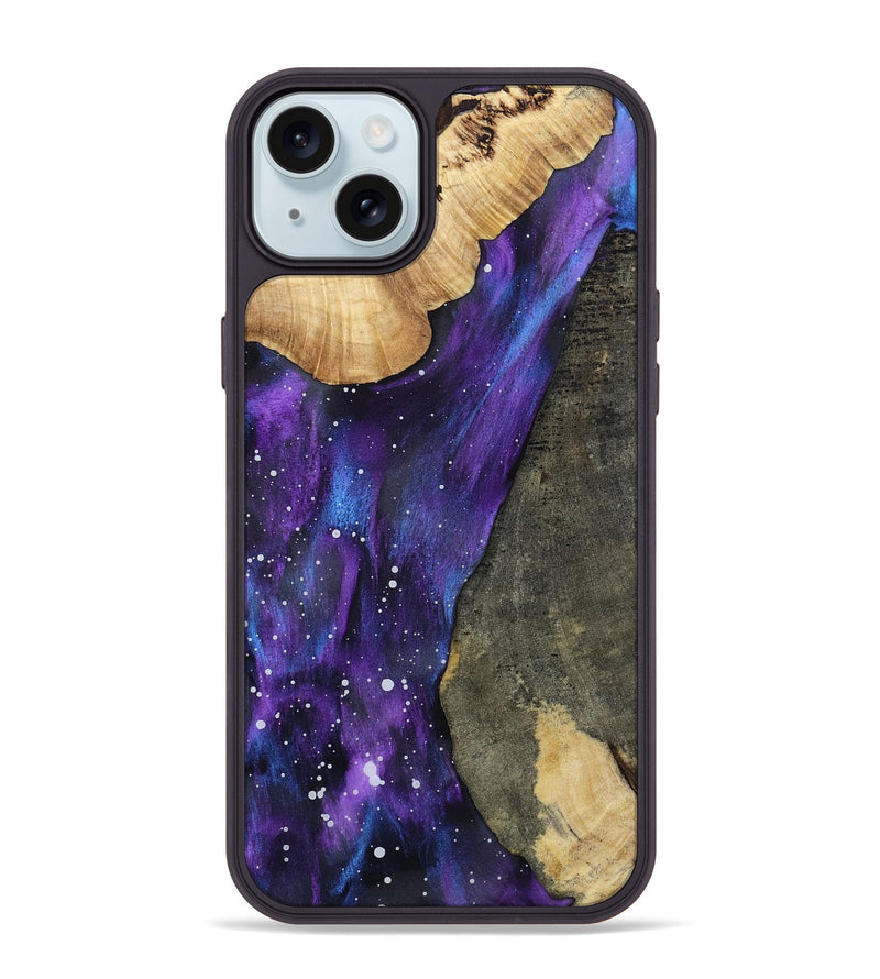 iPhone 15 Plus Wood Phone Case - Lailah (Cosmos, 801853)