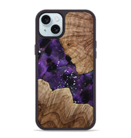 iPhone 15 Plus Wood Phone Case - Liddie (Cosmos, 801854)