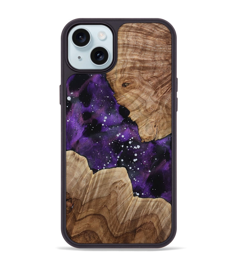 iPhone 15 Plus Wood Phone Case - Liddie (Cosmos, 801854)