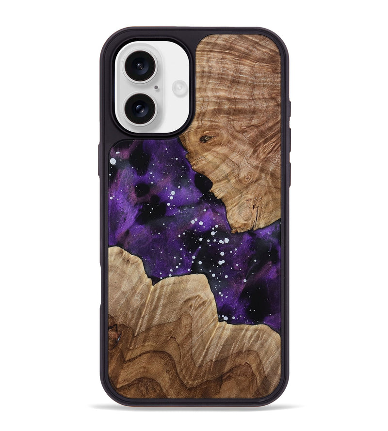 iPhone 16 Plus Wood Phone Case - Liddie (Cosmos, 801854)