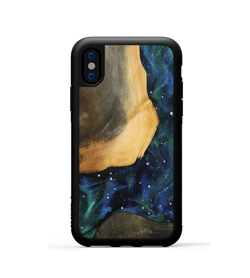 iPhone Xs Wood Phone Case - Oaklynn (Cosmos, 801856)