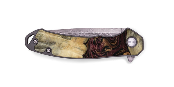 EDC Wood Pocket Knife - Zackery (Purple, 801858)