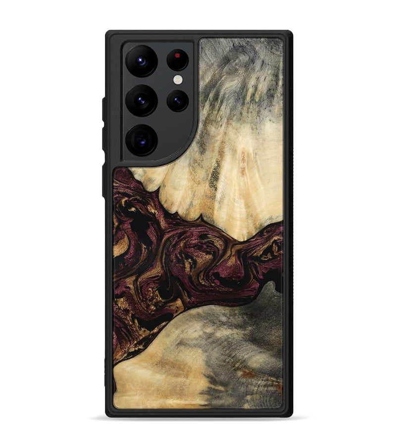 Galaxy S22 Ultra Wood Phone Case - Zackery (Purple, 801858)