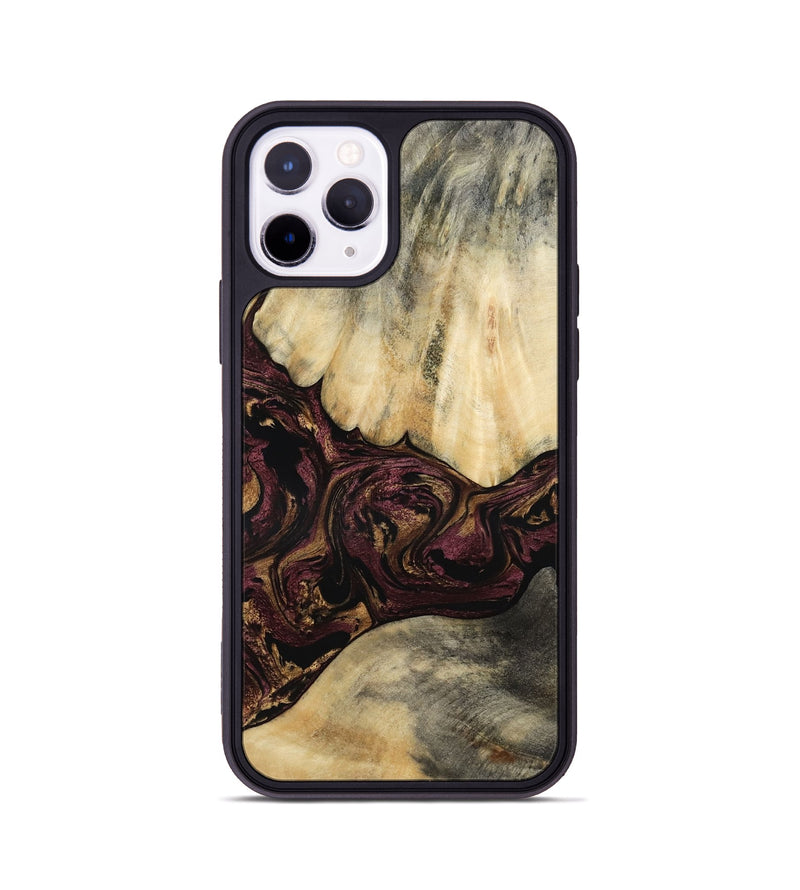 iPhone 11 Pro Wood Phone Case - Zackery (Purple, 801858)