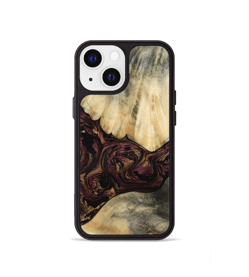iPhone 13 mini Wood Phone Case - Zackery (Purple, 801858)