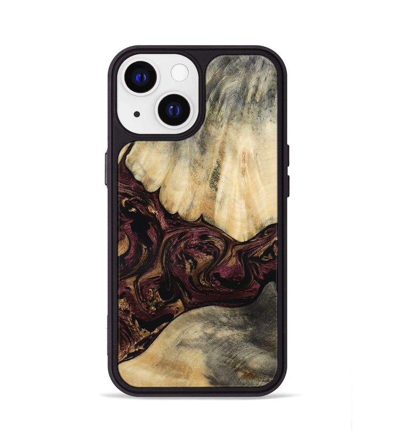 iPhone 13 Wood Phone Case - Zackery (Purple, 801858)