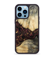 iPhone 14 Pro Max Wood Phone Case - Zackery (Purple, 801858)