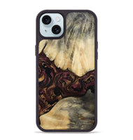 iPhone 15 Plus Wood Phone Case - Zackery (Purple, 801858)