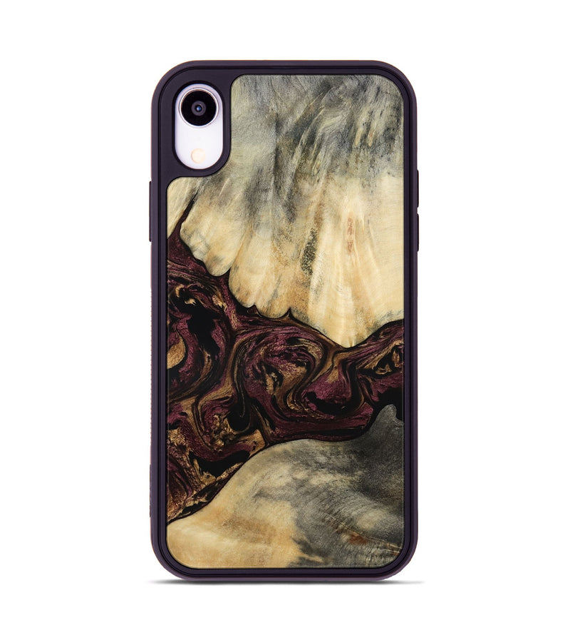 iPhone Xr Wood Phone Case - Zackery (Purple, 801858)