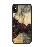 iPhone Xs Max Wood Phone Case - Zackery (Purple, 801858)