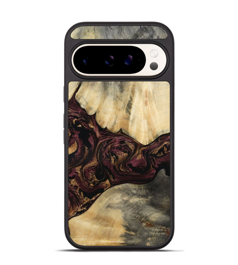 Pixel 9 Wood Phone Case - Zackery (Purple, 801858)