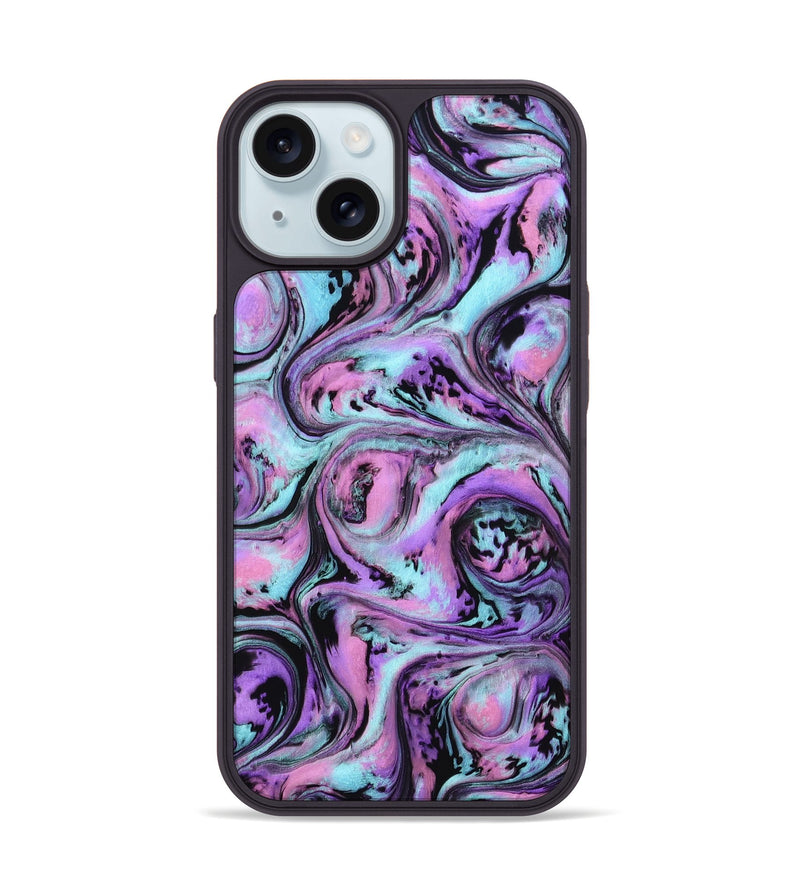 iPhone 15 ResinArt Phone Case - Eliel (Purple, 801859)