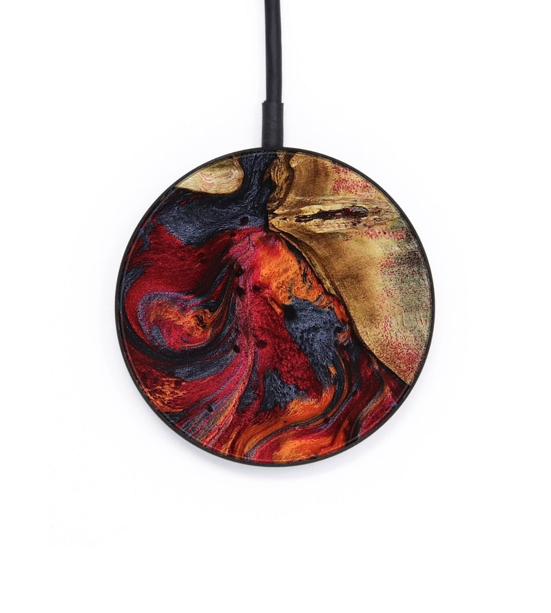 Circle Wood Wireless Charger - Brixton (Red, 801860)