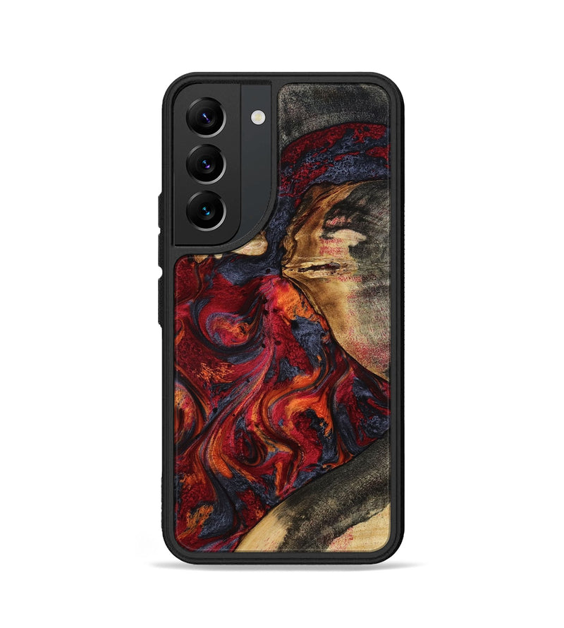 Galaxy S22 Wood Phone Case - Brixton (Red, 801860)