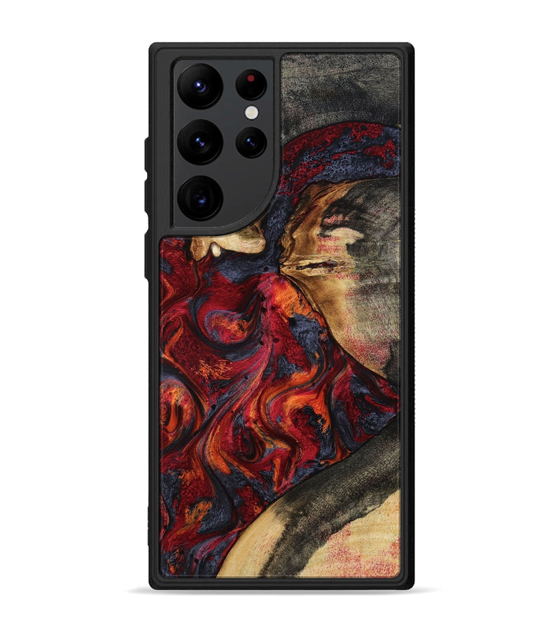 Galaxy S22 Ultra Wood Phone Case - Brixton (Red, 801860)