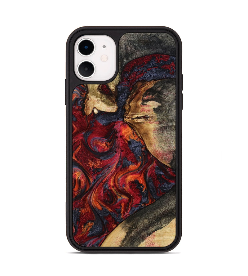 iPhone 11 Wood Phone Case - Brixton (Red, 801860)