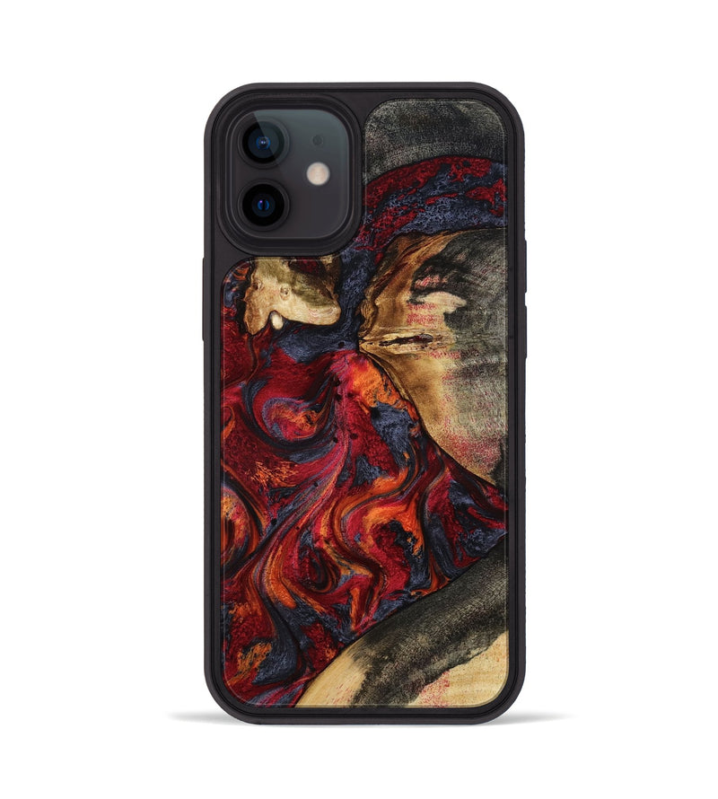 iPhone 12 Wood Phone Case - Brixton (Red, 801860)