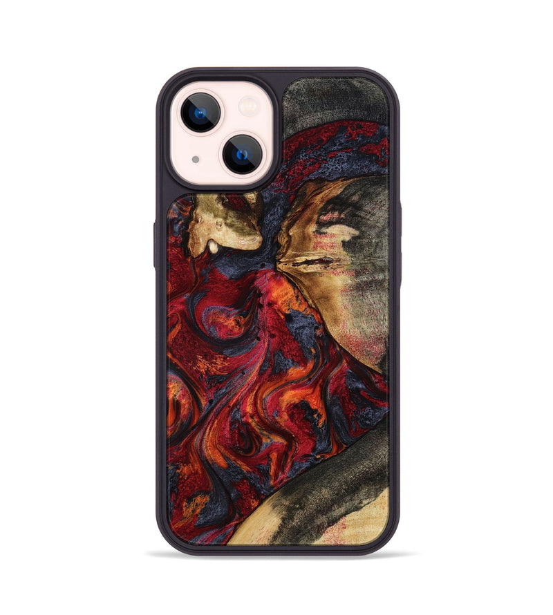 iPhone 14 Wood Phone Case - Brixton (Red, 801860)