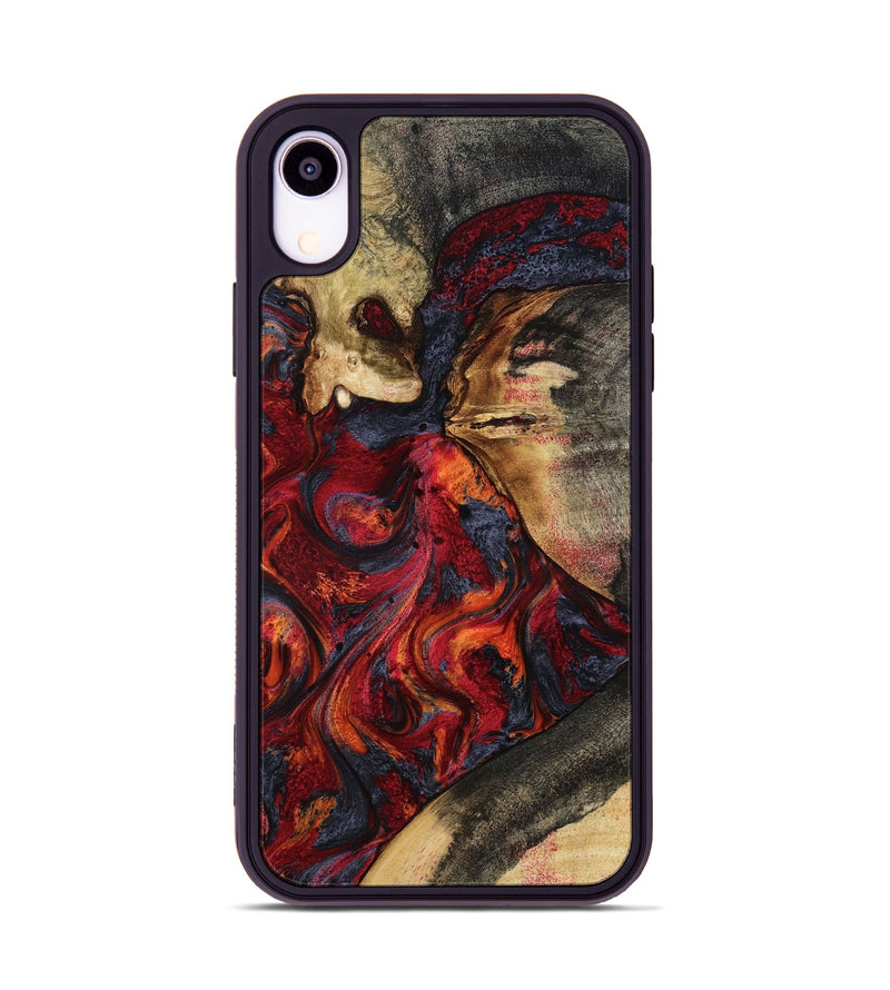 iPhone Xr Wood Phone Case - Brixton (Red, 801860)