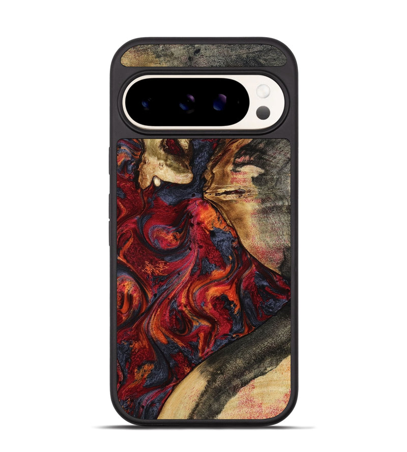 Pixel 9 Pro Wood Phone Case - Brixton (Red, 801860)
