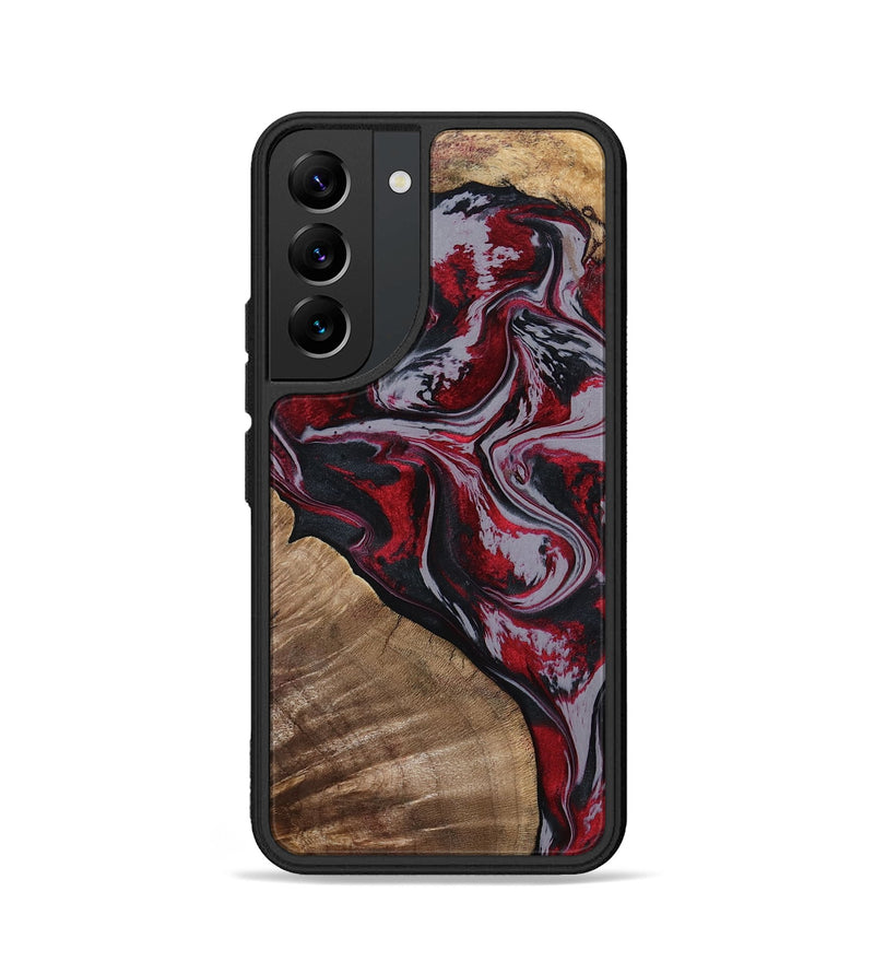 Galaxy S22 Wood Phone Case - Randell (Red, 801861)