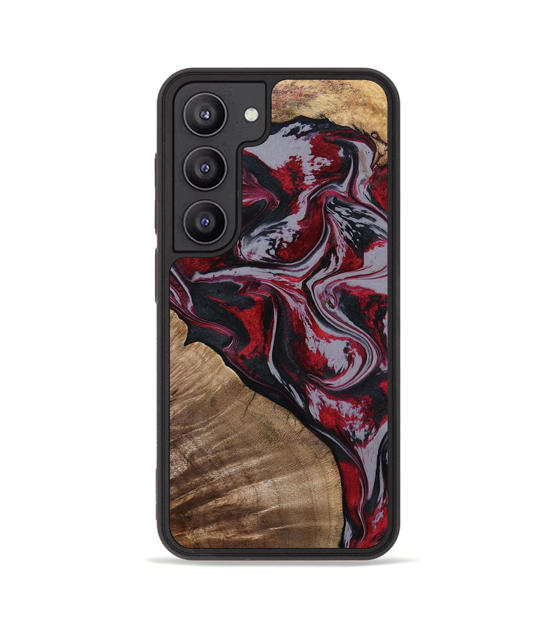 Galaxy S23 Wood Phone Case - Randell (Red, 801861)