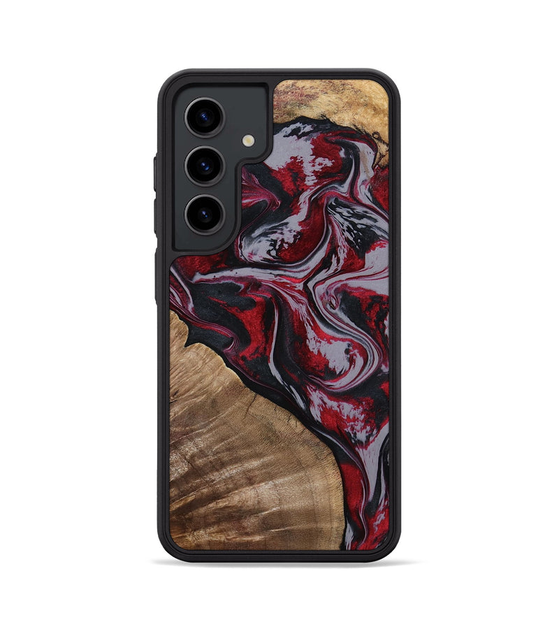 Galaxy S24 Wood Phone Case - Randell (Red, 801861)