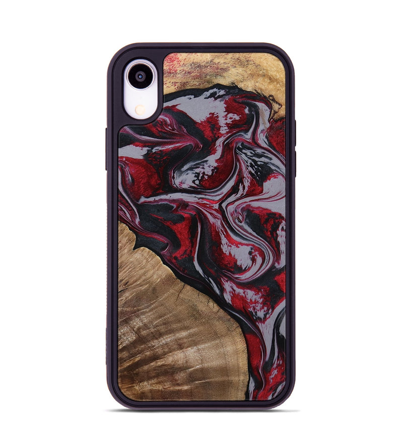 iPhone Xr Wood Phone Case - Randell (Red, 801861)